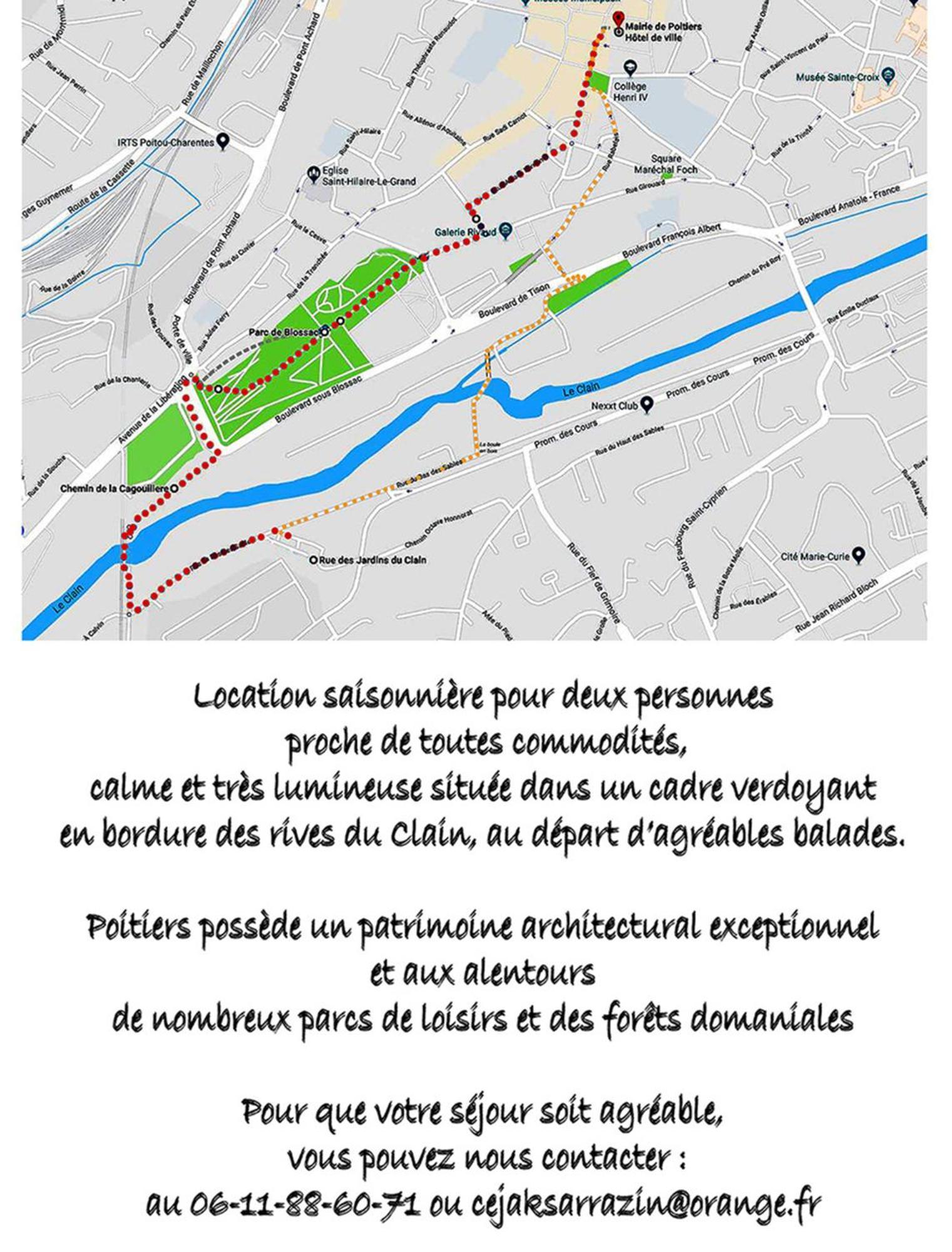 Les Jardins Du Clain Apartman Poitiers Kültér fotó